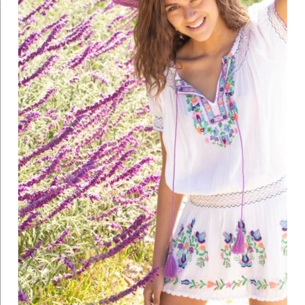 Embroidered tunic/dress